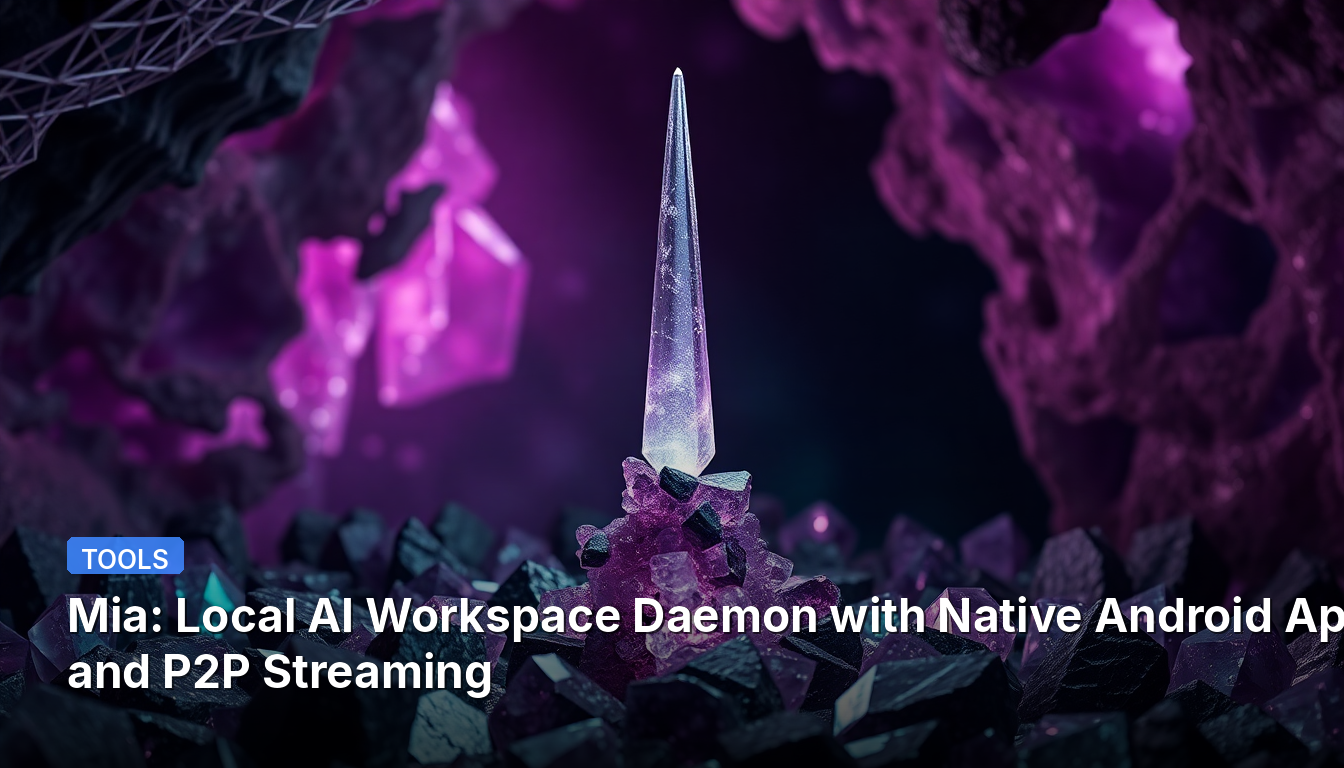 Mia: Daemon de Espaço de Trabalho de IA Local com Aplicativo Nativo Android e Streaming P2P