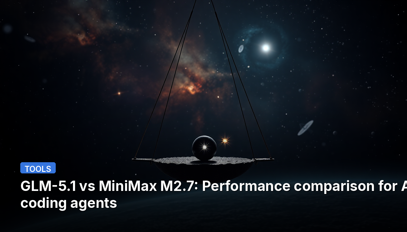 GLM-5.1 vs MiniMax M2.7: Comparação de desempenho para agentes de IA de codificação