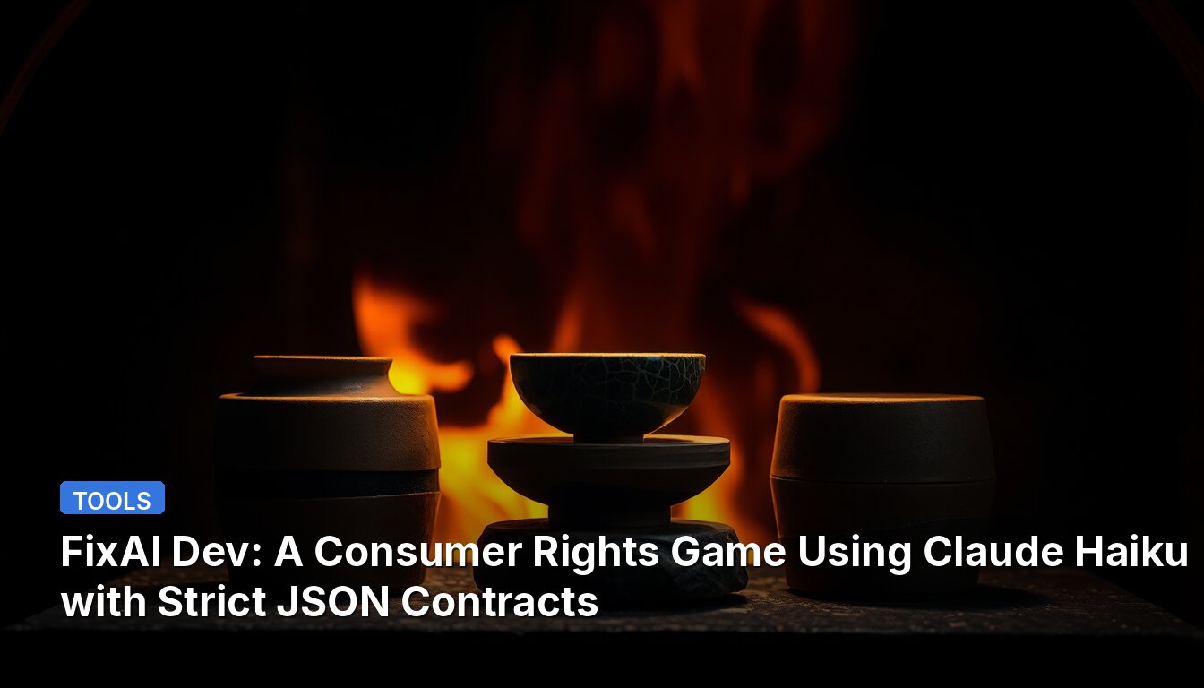 FixAI Dev: A Consumer Rights Game Using Claude Haiku with Strict JSON Contracts
