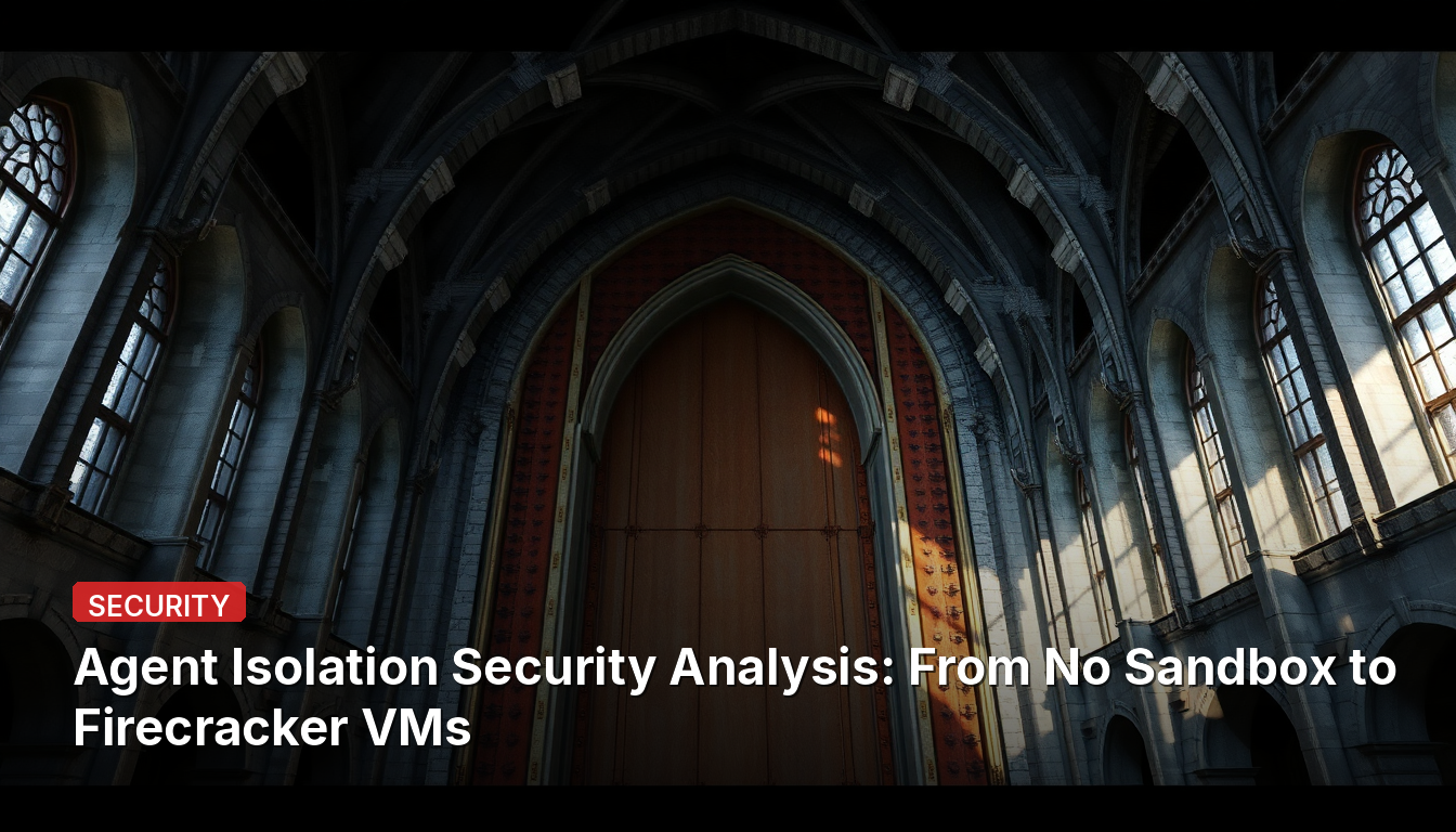 Análise de Segurança de Isolamento de Agentes: Da Ausência de Sandbox às VMs Firecracker