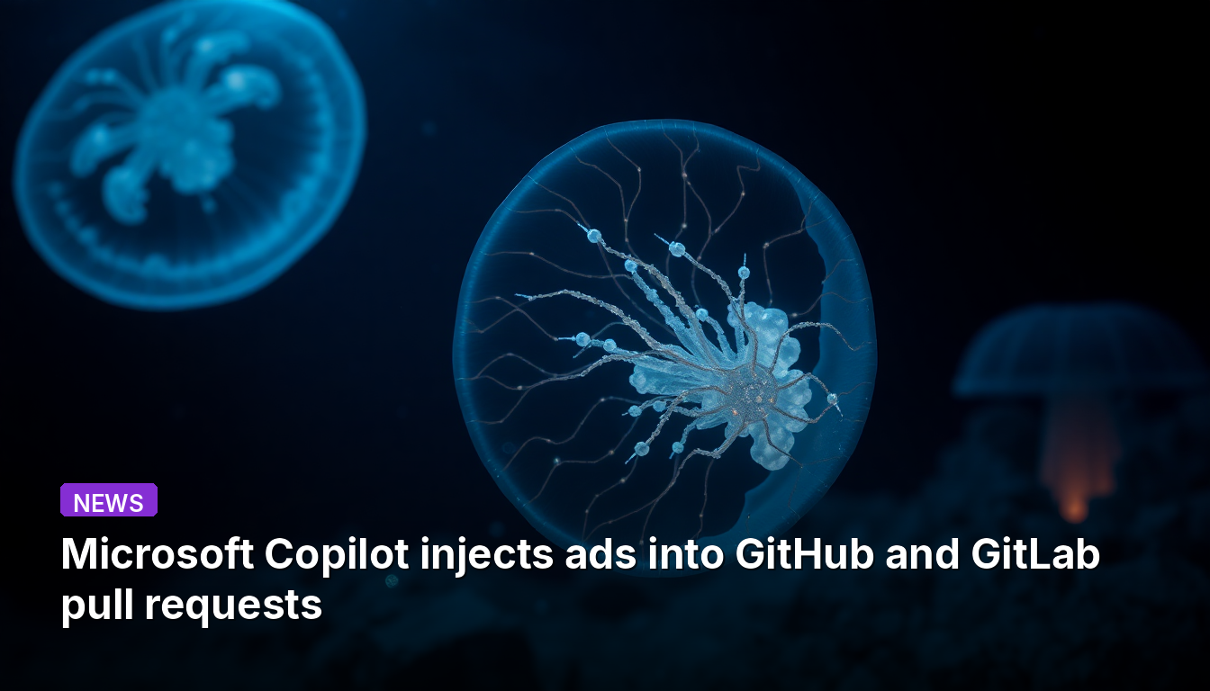 Microsoft Copilot fügt Anzeigen in GitHub- und GitLab-Pull-Requests ein.