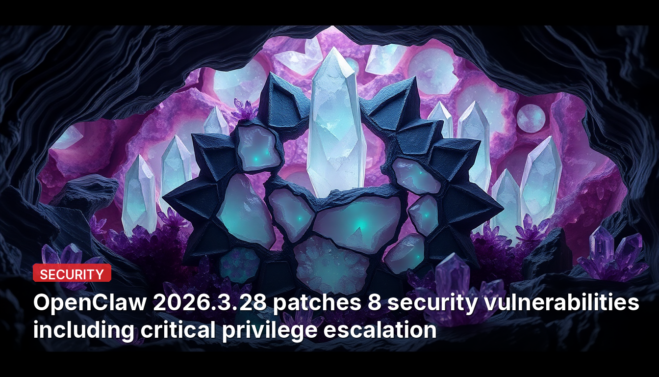 OpenClaw 2026.3.28 patches 8 security vulnerabilities including critical privilege escalation