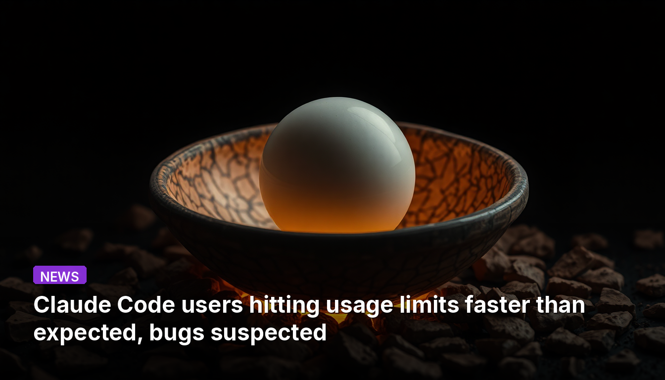Usuários do Claude Code atingindo os limites de uso mais rápido que o esperado, suspeita-se de bugs
