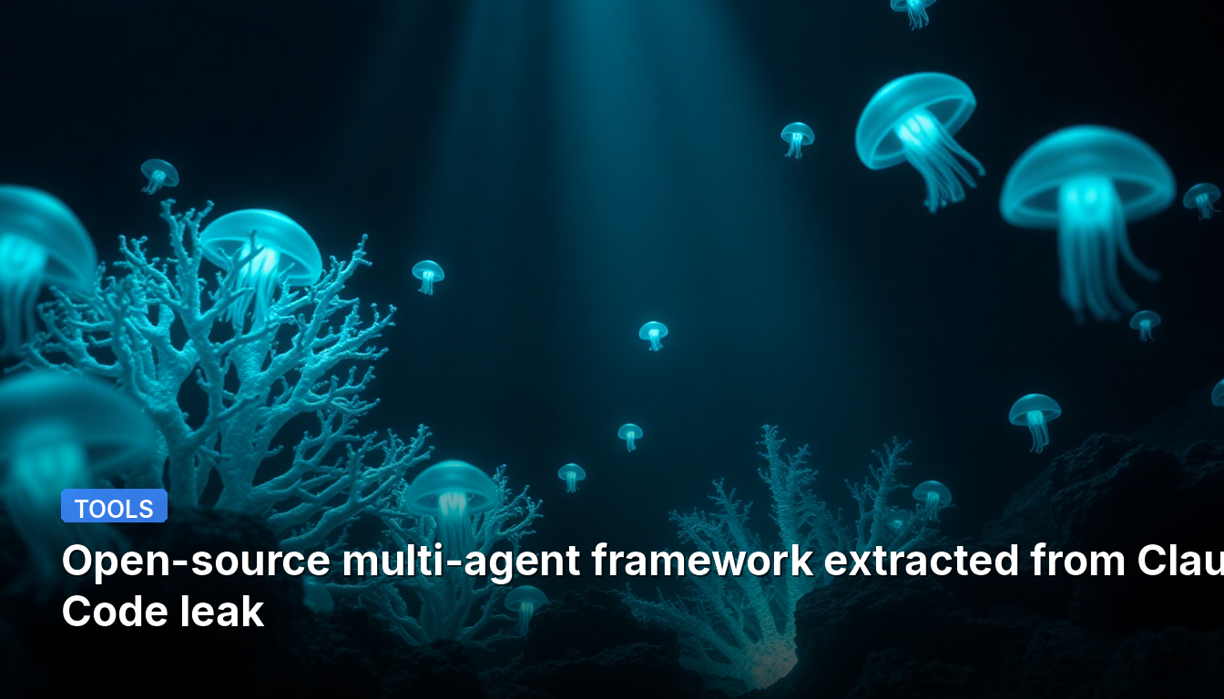 Open-source multi-agent framework extracted from Claude Code leak
