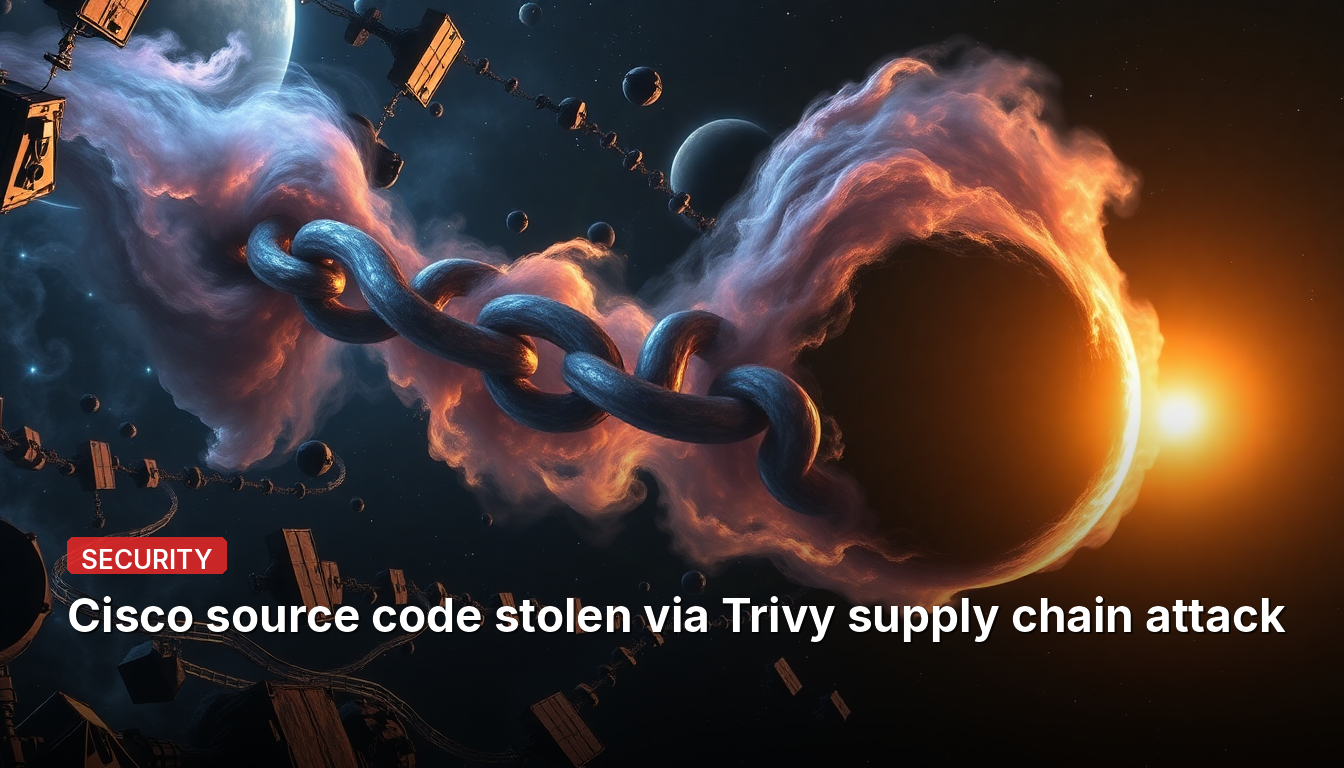 CiscoのソースコードがTrivyサプライチェーン攻撃により盗まれる