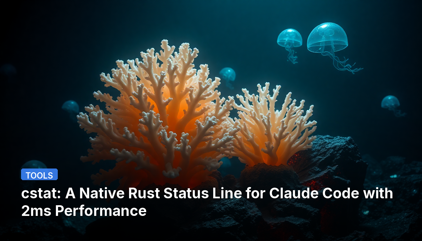cstat: Una Barra de Estado Nativa en Rust para Claude Code con Rendimiento de 2ms