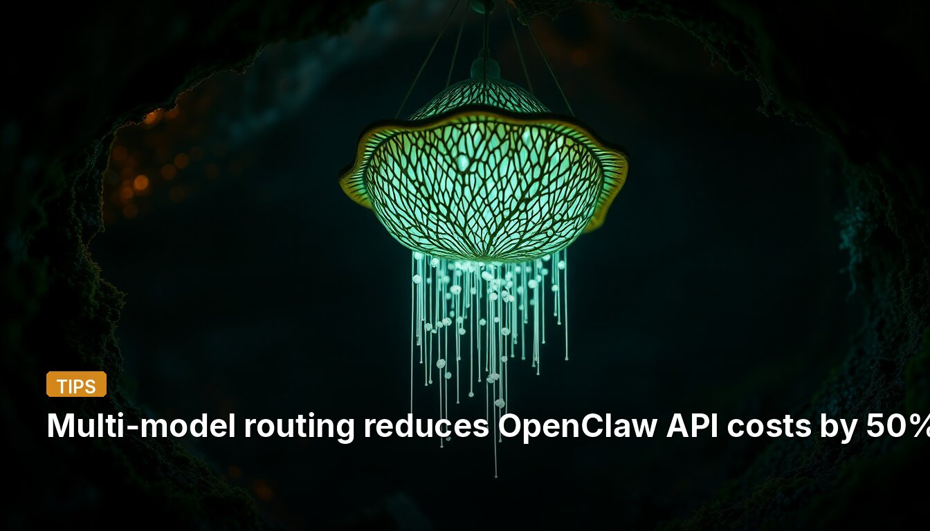 Multi-Model-Routing reduziert die OpenClaw-API-Kosten um 50 %.