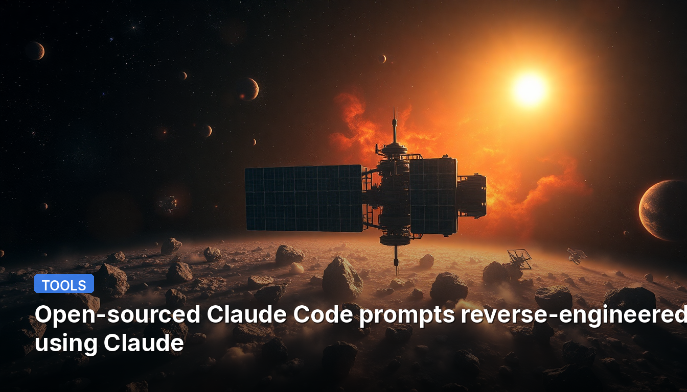 オープンソース化されたClaude Codeプロンプトは、Claudeを使ってリバースエンジニアリングされました。
