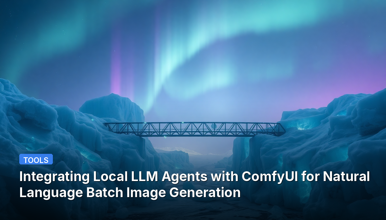 Intégration d'Agents LLM Locaux avec ComfyUI pour la Génération d'Images par Lots en Langage Naturel