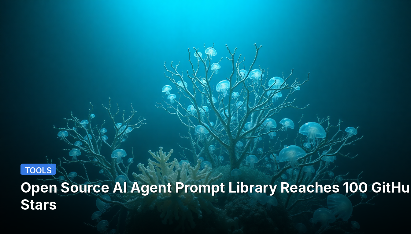 Bibliothèque de prompts pour agents IA open source atteint 100 étoiles sur GitHub