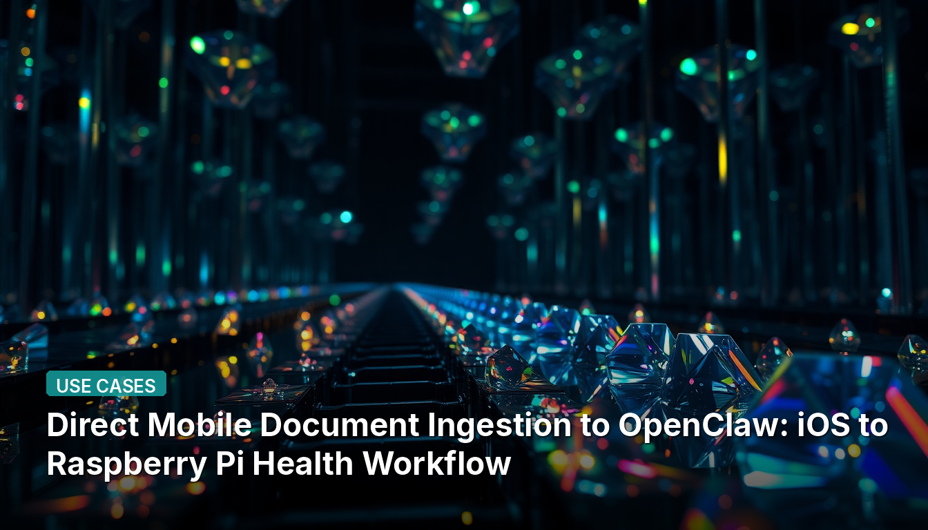 Direct Mobile Document Ingestion to OpenClaw: iOS to Raspberry Pi Health Workflow