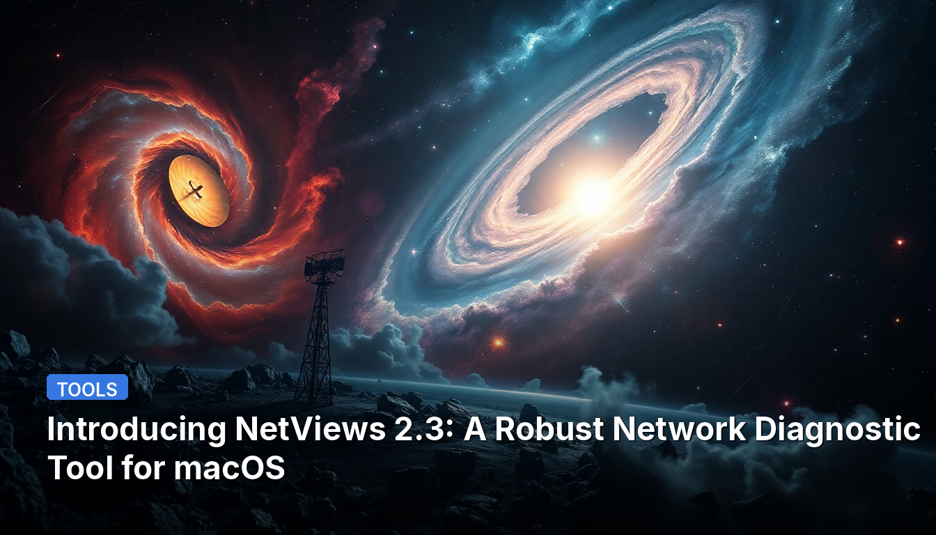 Présentation de NetViews 2.3 : Un outil de diagnostic réseau robuste pour macOS