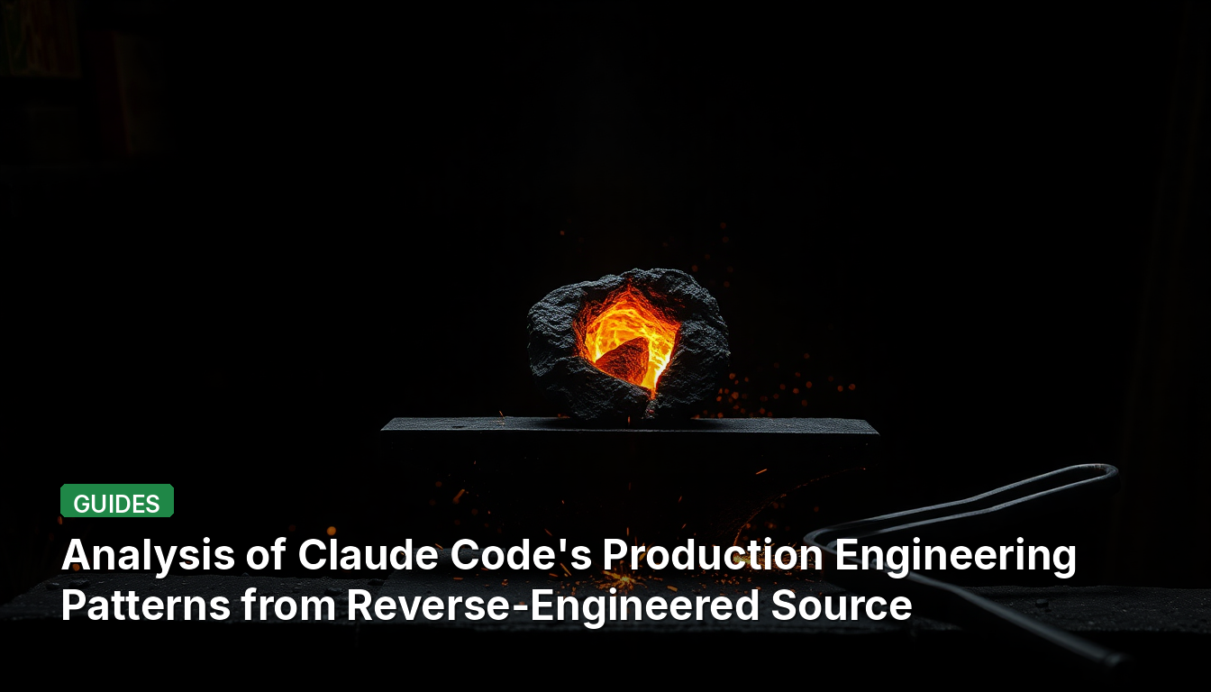 Analyse des modèles d'ingénierie de production de Claude Code à partir du code source rétro-ingéniéré