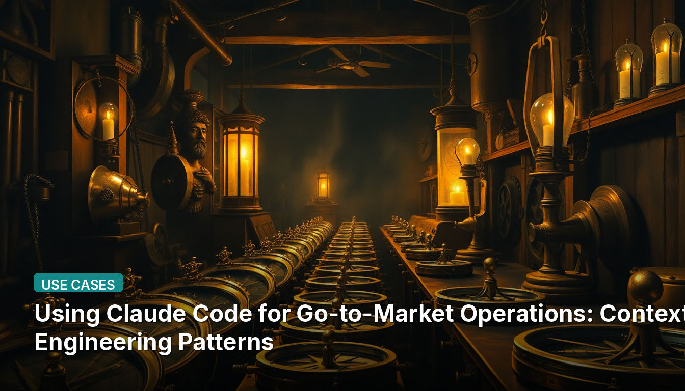 Usando Claude Code para Operações de Go-to-Market: Padrões de Engenharia de Contexto