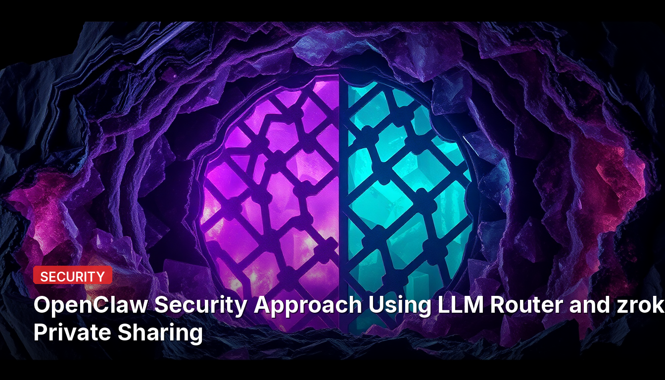Abordagem de Segurança OpenClaw Usando Roteador LLM e Compartilhamento Privado zrok
