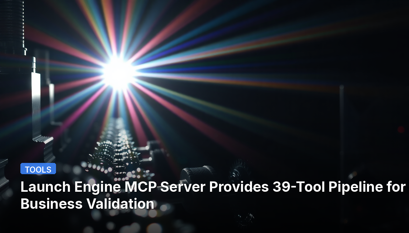 Start Engine MCP Server bietet eine 39-Tool-Pipeline für die Geschäftsvalidierung.