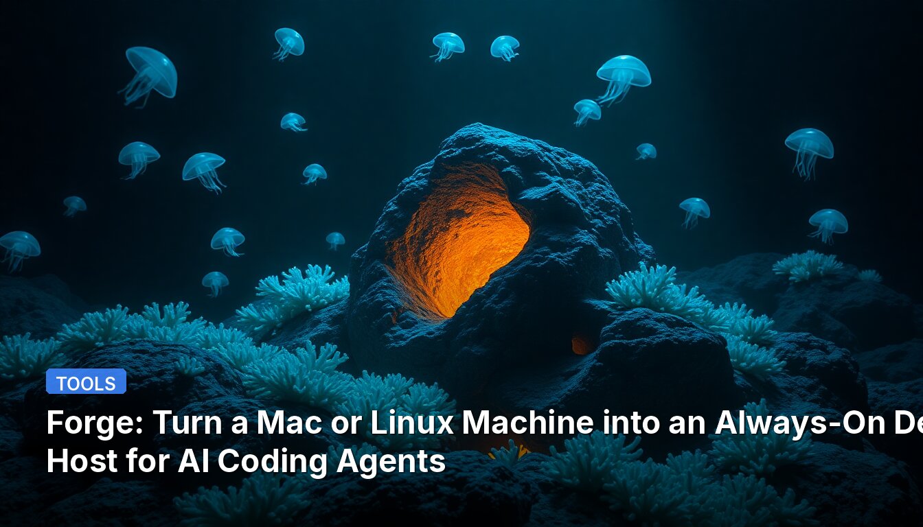 Forge: Mac- oder Linux-Maschine in einen ständig verfügbaren Entwicklungs-Host für KI-Codierungsagenten verwandeln