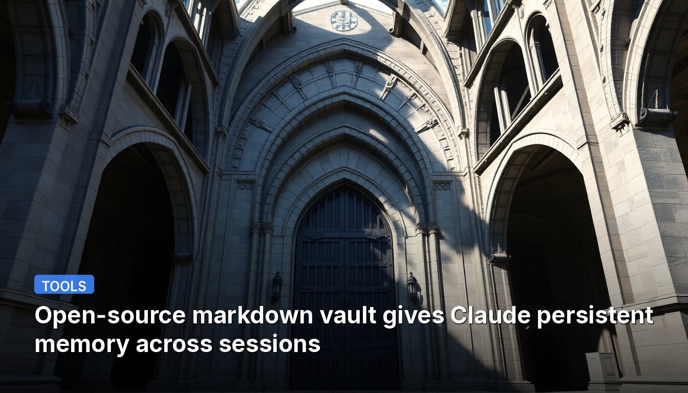 Open-Source-Markdown-Vault verleiht Claude persistenten Speicher über Sitzungen hinweg.