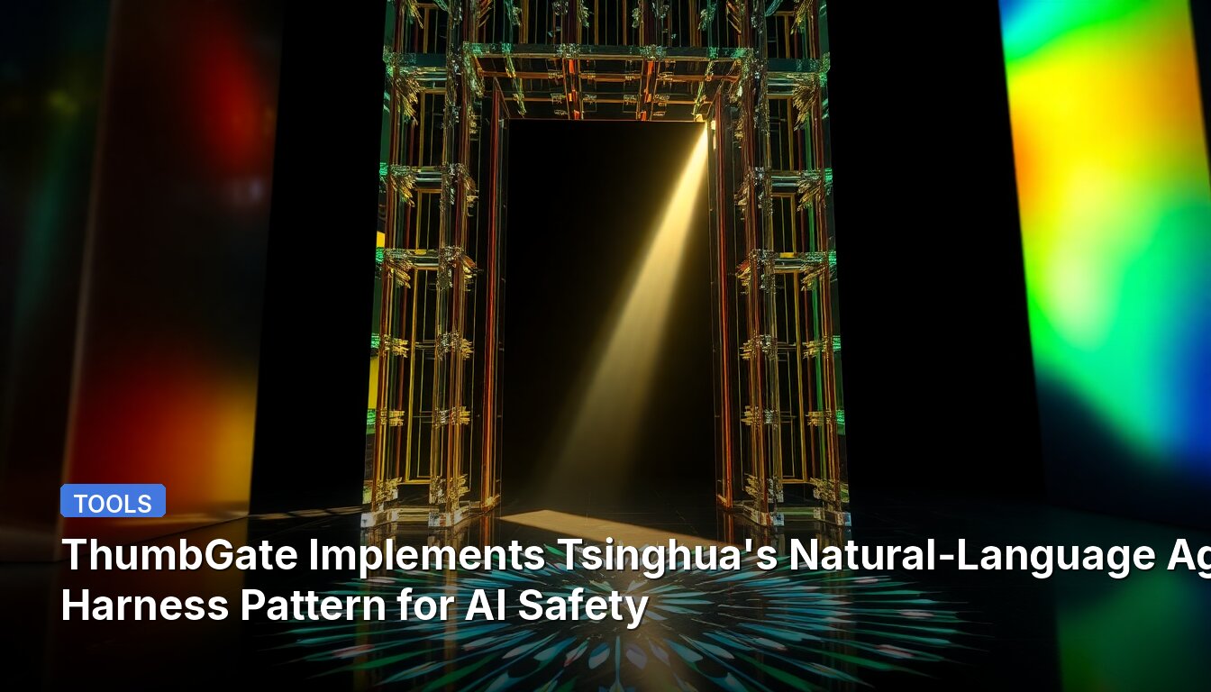 ThumbGate implementa el patrón de agente de lenguaje natural de Tsinghua para la seguridad de la IA.