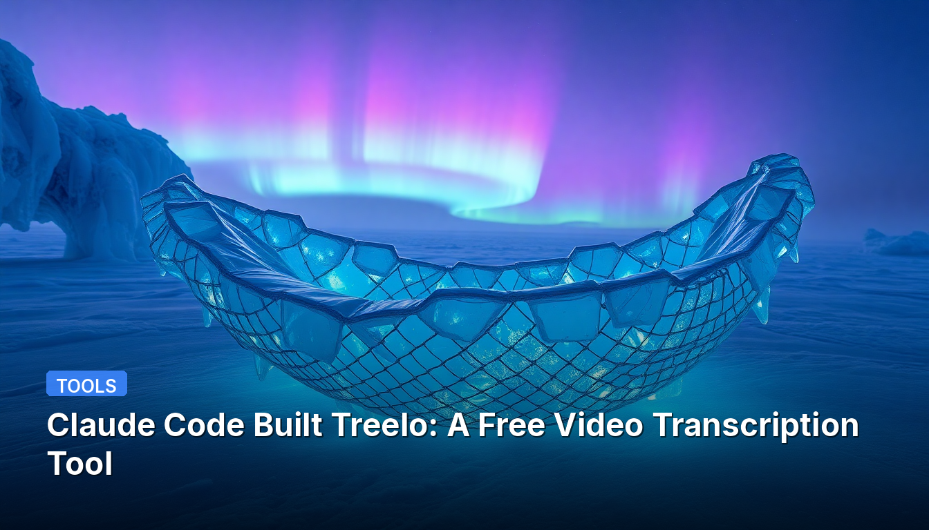 クロード・コードが構築したTreelo:無料の動画文字起こしツール