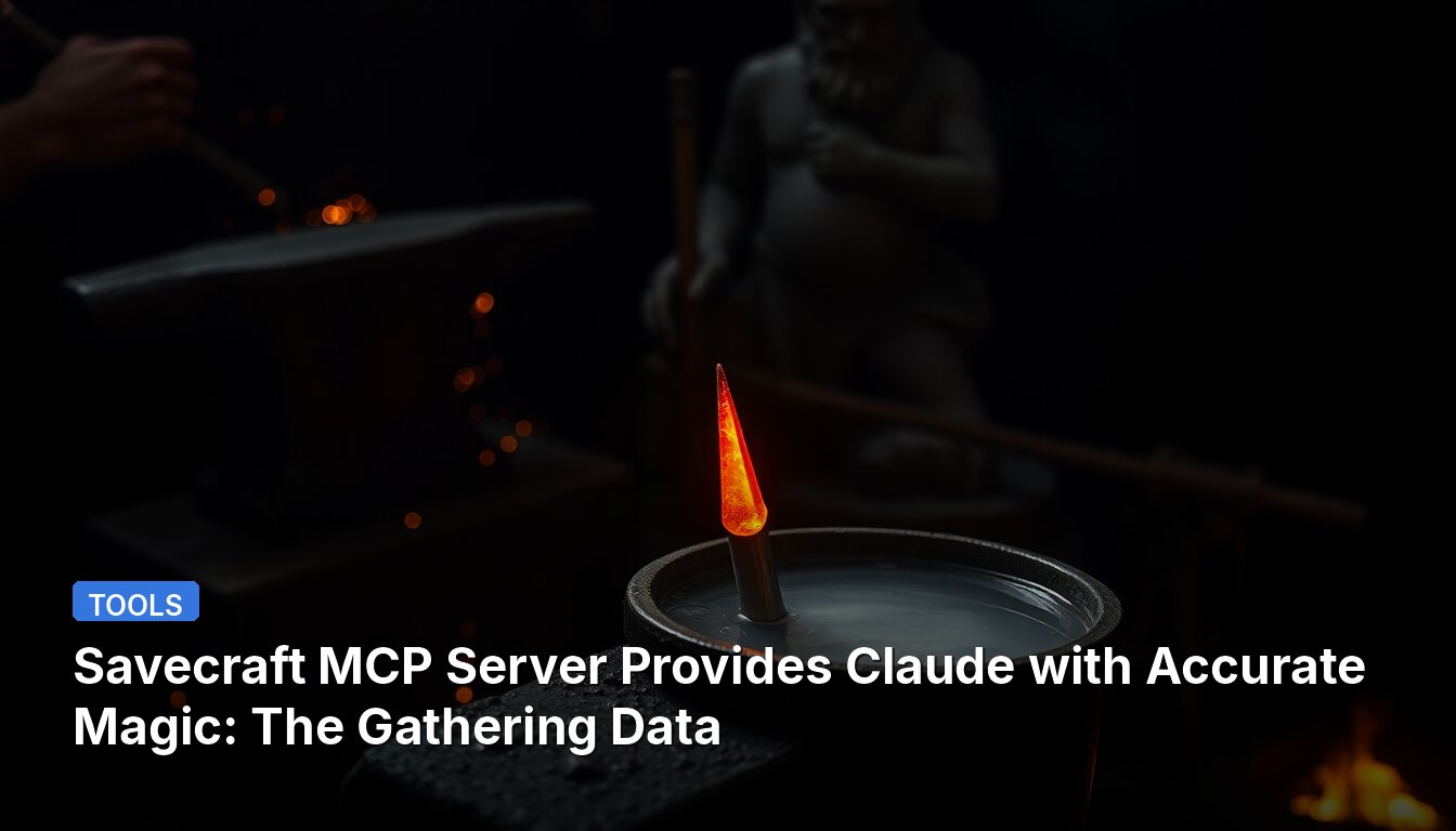Savecraft MCP Server Provides Claude with Accurate Magic: The Gathering Data