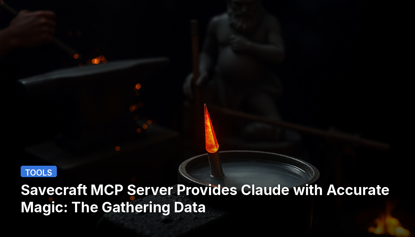 Savecraft MCPサーバーはClaudeに正確なマジック:ザ・ギャザリングデータを提供します