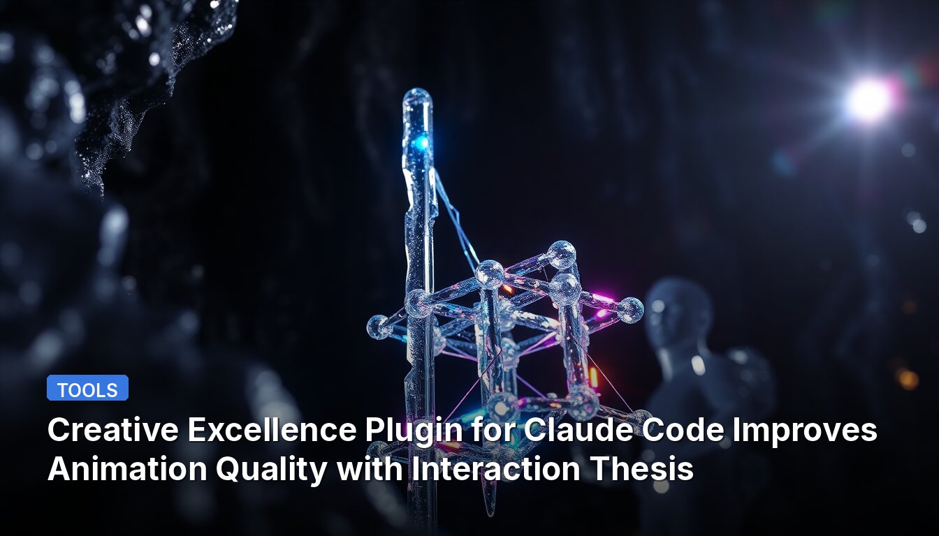 Плагин Creative Excellence для Claude Code повышает качество анимации с помощью тезиса взаимодействия