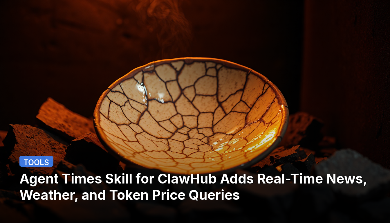 Agente Times Skill para ClawHub Adiciona Consultas em Tempo Real de Notícias, Clima e Preços de Tokens