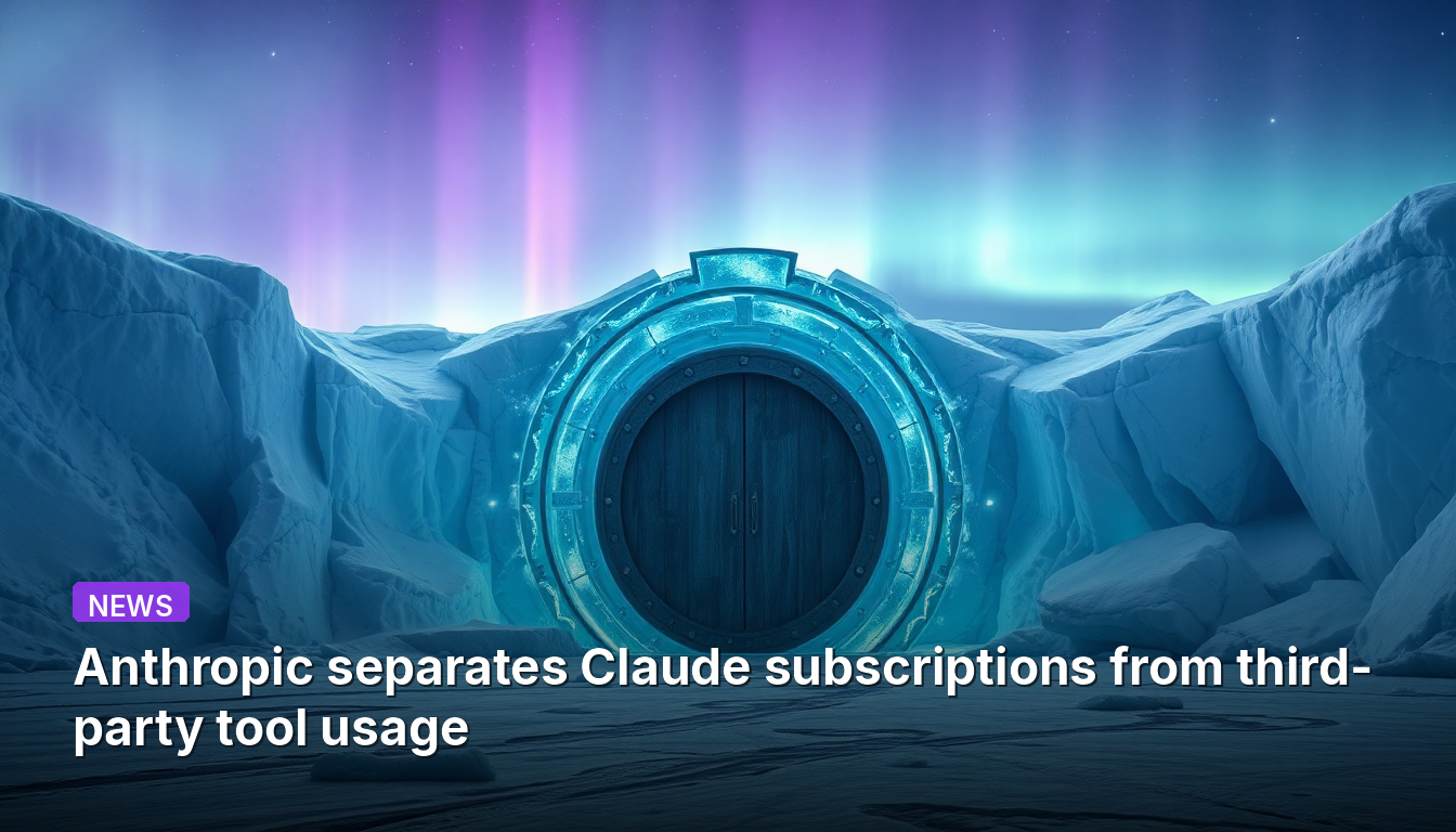 Anthropic sépare les abonnements à Claude de l'utilisation des outils tiers