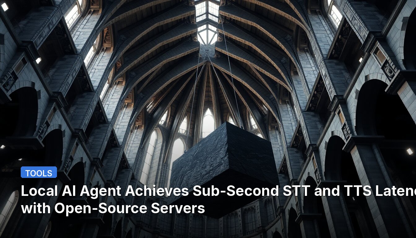 Local AI Agent Achieves Sub-Second STT and TTS Latency with Open-Source Servers