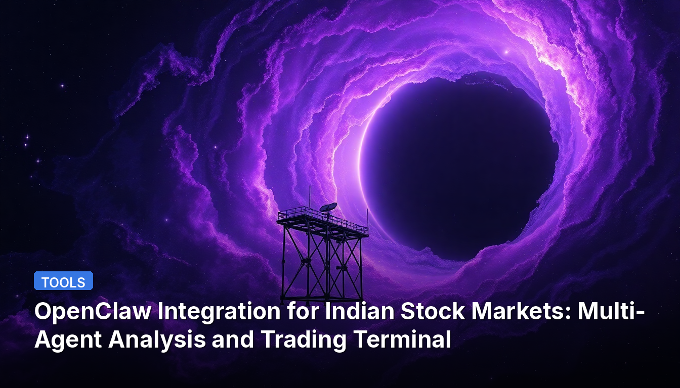 Integração OpenClaw para Mercados de Ações Indianos: Terminal de Análise e Negociação Multi-Agente