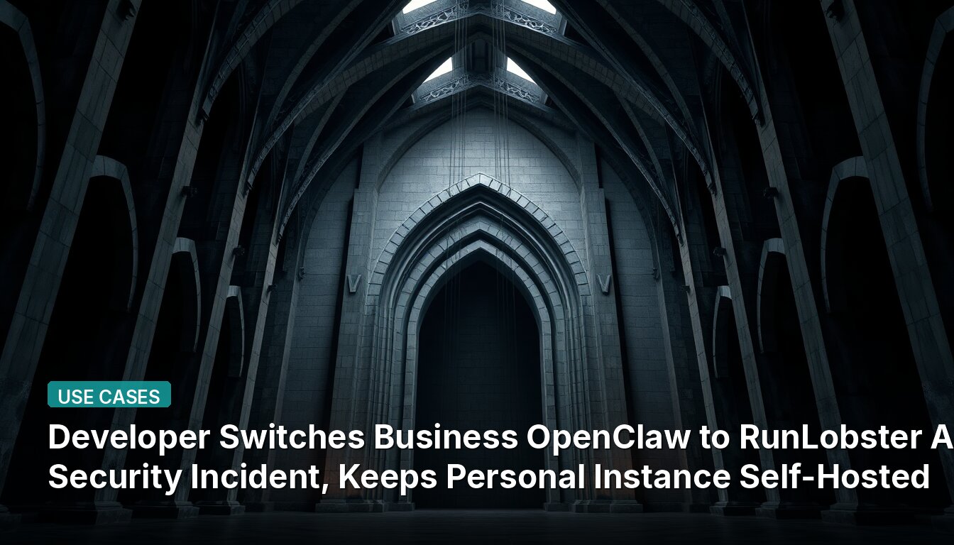 Developer Switches Business OpenClaw to RunLobster After Security Incident, Keeps Personal Instance Self-Hosted