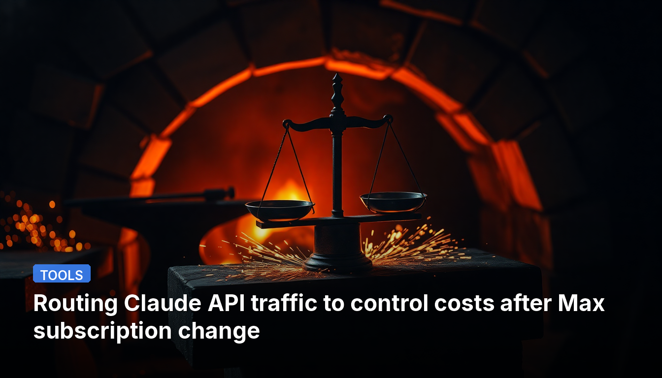 Roteamento do tráfego da API Claude para controlar custos após mudança na assinatura Max