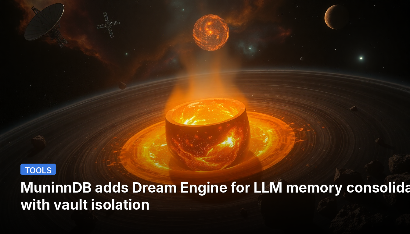 MuninnDB adiciona Dream Engine para consolidação de memória de LLM com isolamento de cofre