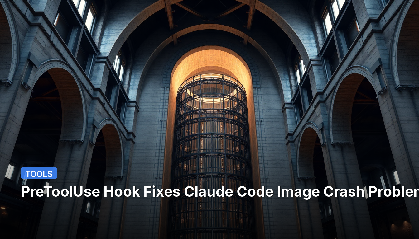 PreToolUse Hook Fixes Claude Code Image Crash Problem