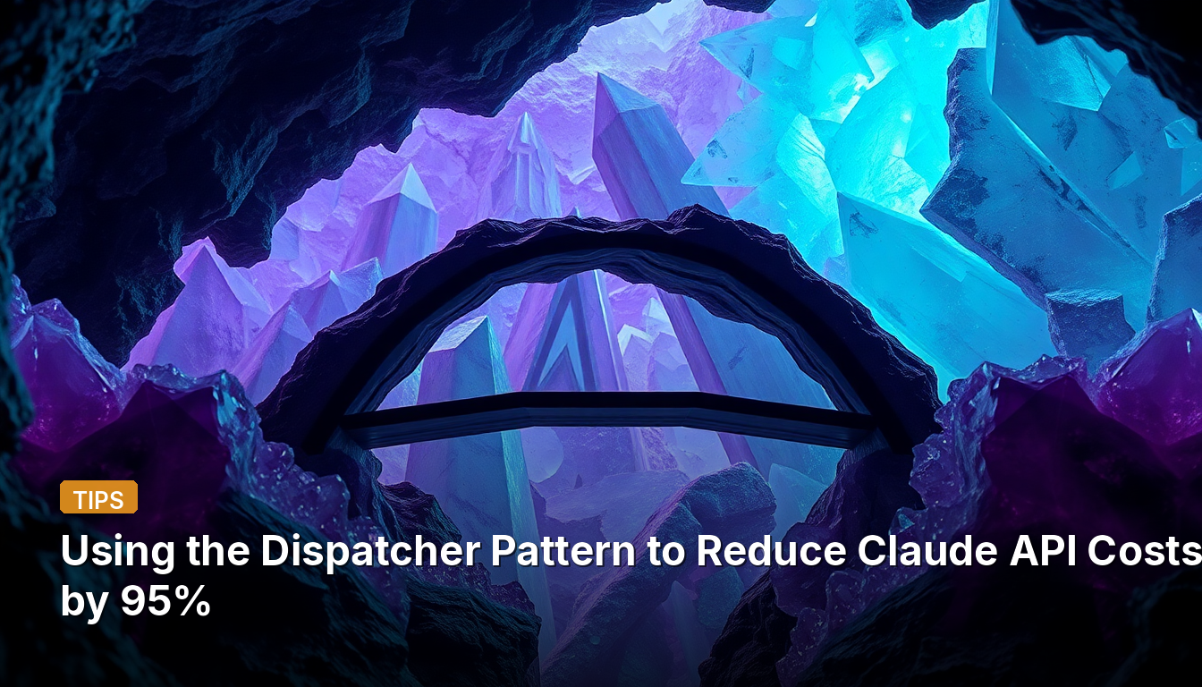 Usando o Padrão Dispatcher para Reduzir os Custos da API Claude em 95%