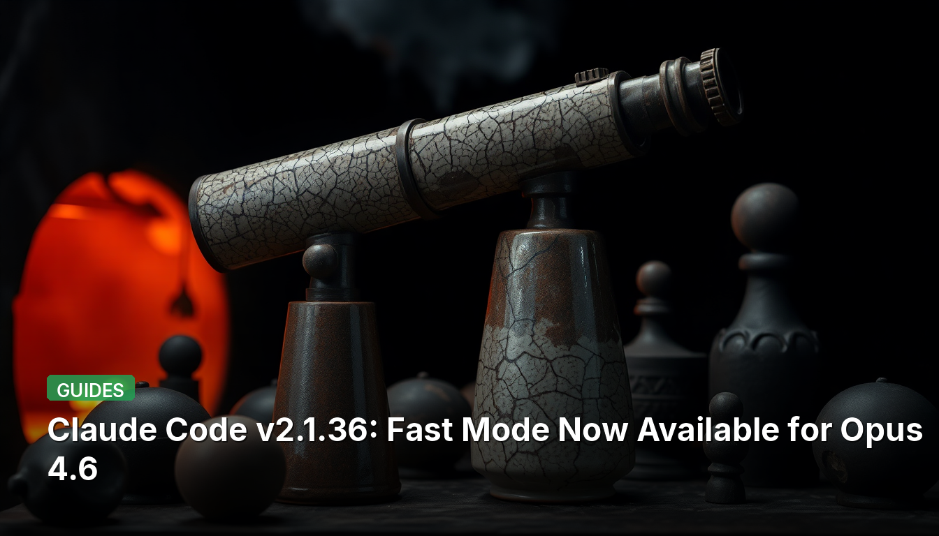 Claude Code v2.1.36: Opus 4.6에 빠른 모드가 추가되었습니다
