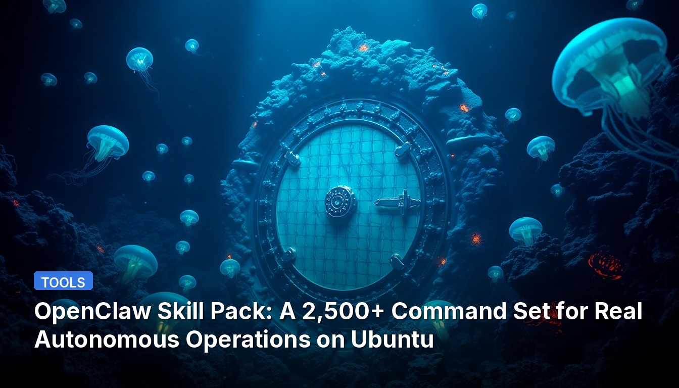 Paquete de habilidades OpenClaw: Un conjunto de más de 2,500 comandos para operaciones autónomas reales en Ubuntu.