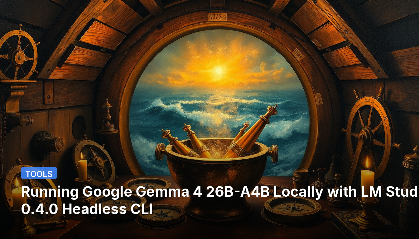 Executando o Google Gemma 4 26B-A4B Localmente com LM Studio 0.4.0 Headless CLI
