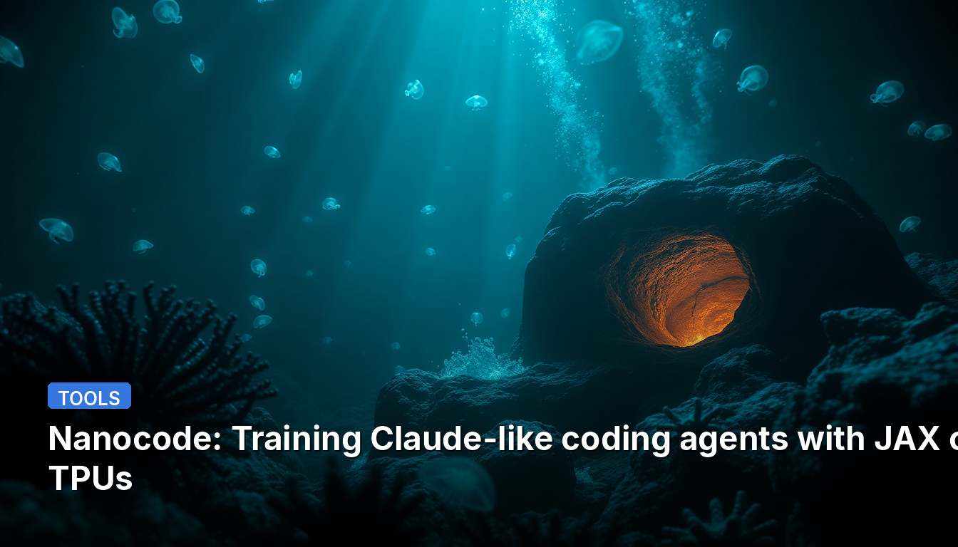 Nanocode : Entraînement d'agents de codage de type Claude avec JAX sur des TPU