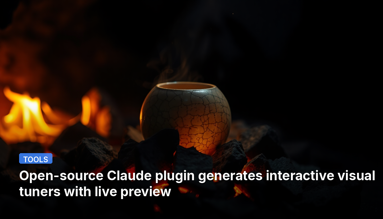 O plugin de código aberto do Claude gera sintonizadores visuais interativos com pré-visualização em tempo real