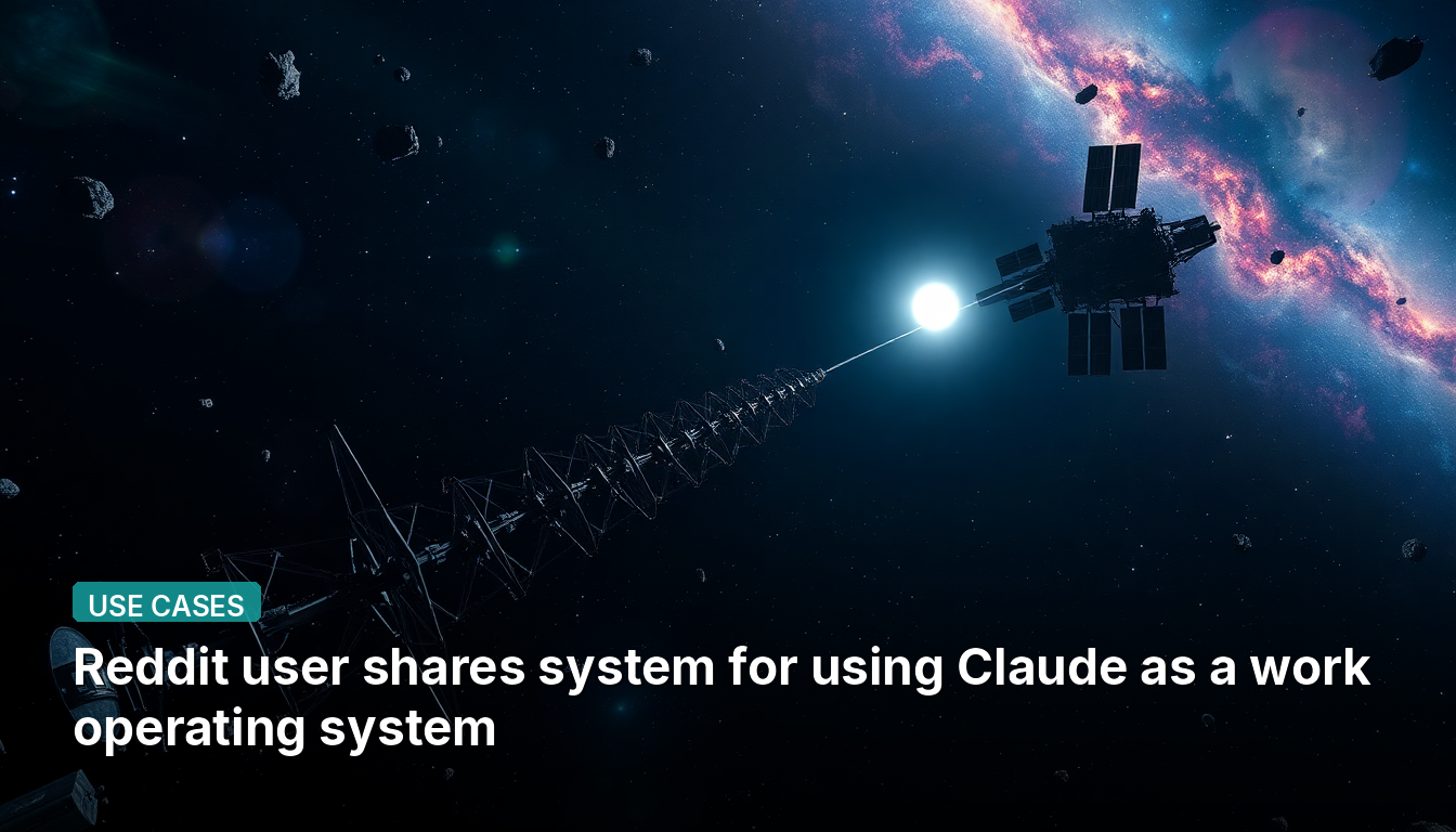 Redditユーザーが、Claudeを仕事のオペレーティングシステムとして活用する方法を共有