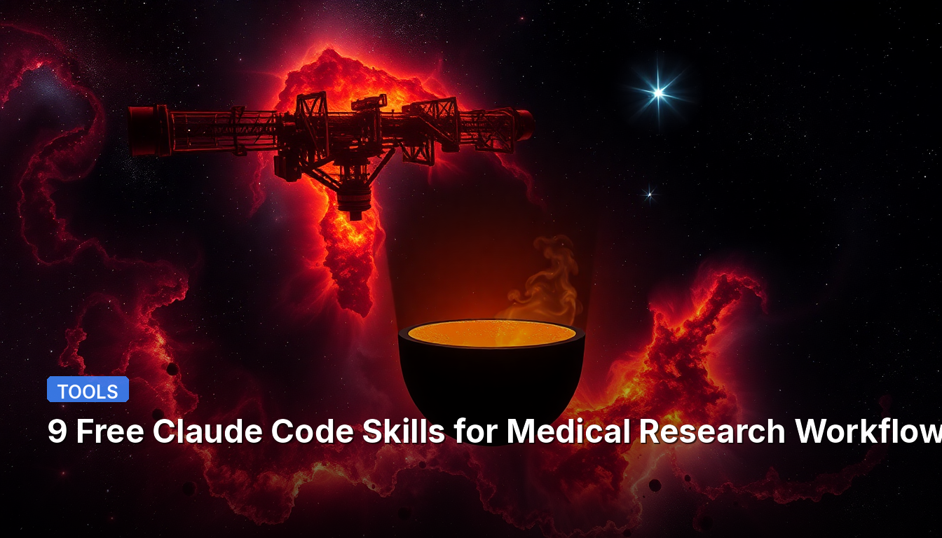 9 Compétences de Code Claude Gratuites pour le Flux de Travail de Recherche Médicale
