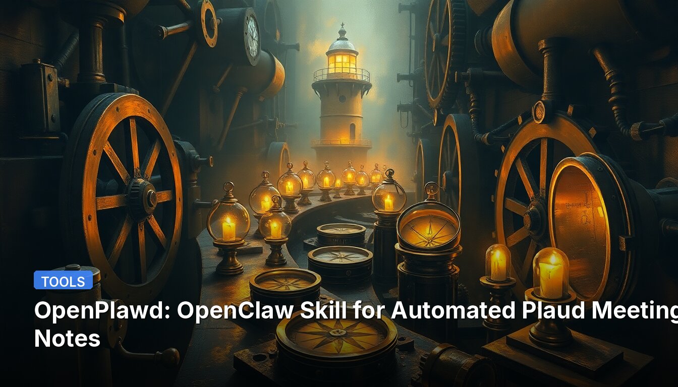 OpenPlawd: Навык OpenClaw для автоматического создания заметок встреч Plaud