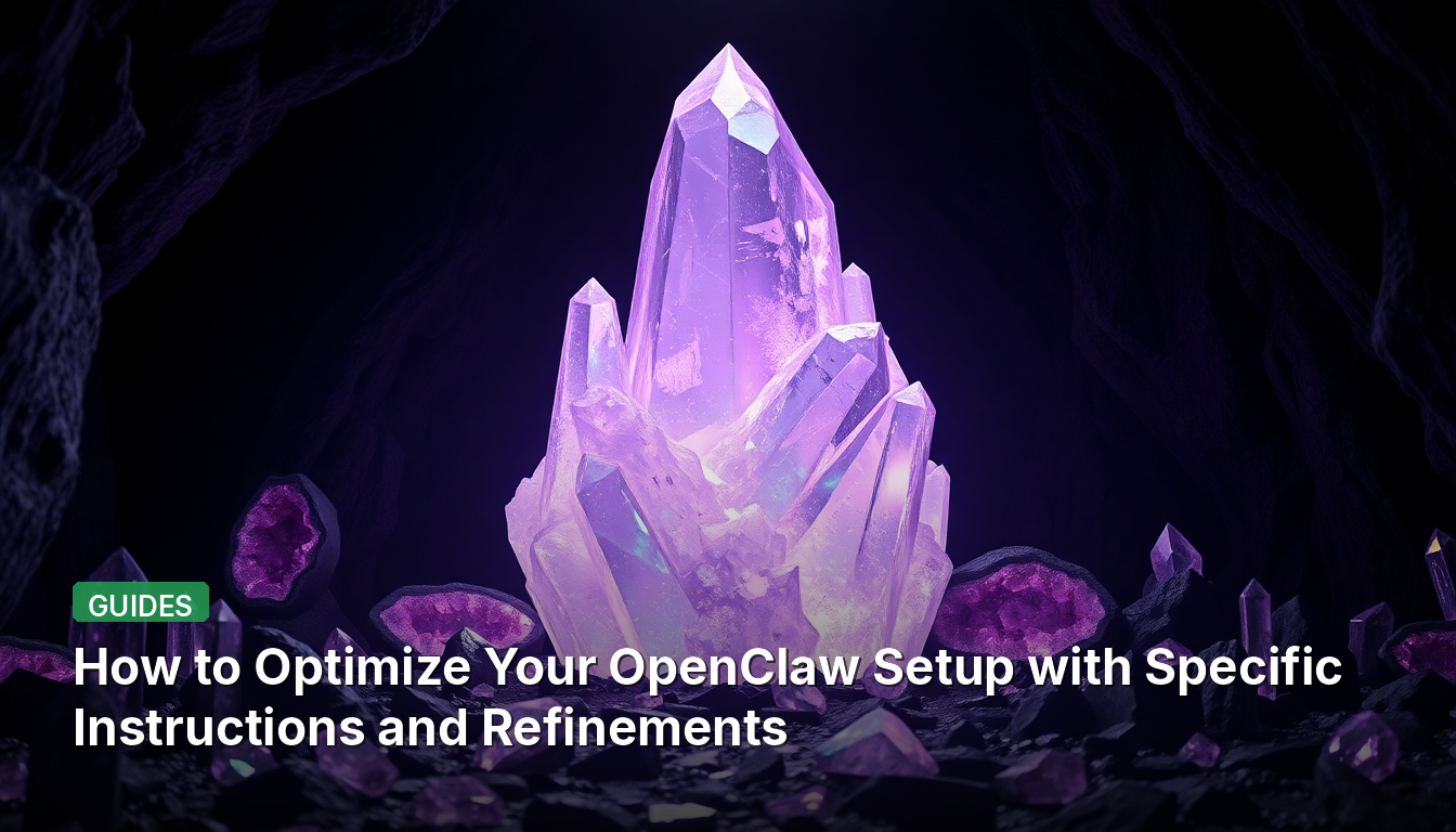 特定の指示と調整でOpenClawセットアップを最適化する方法