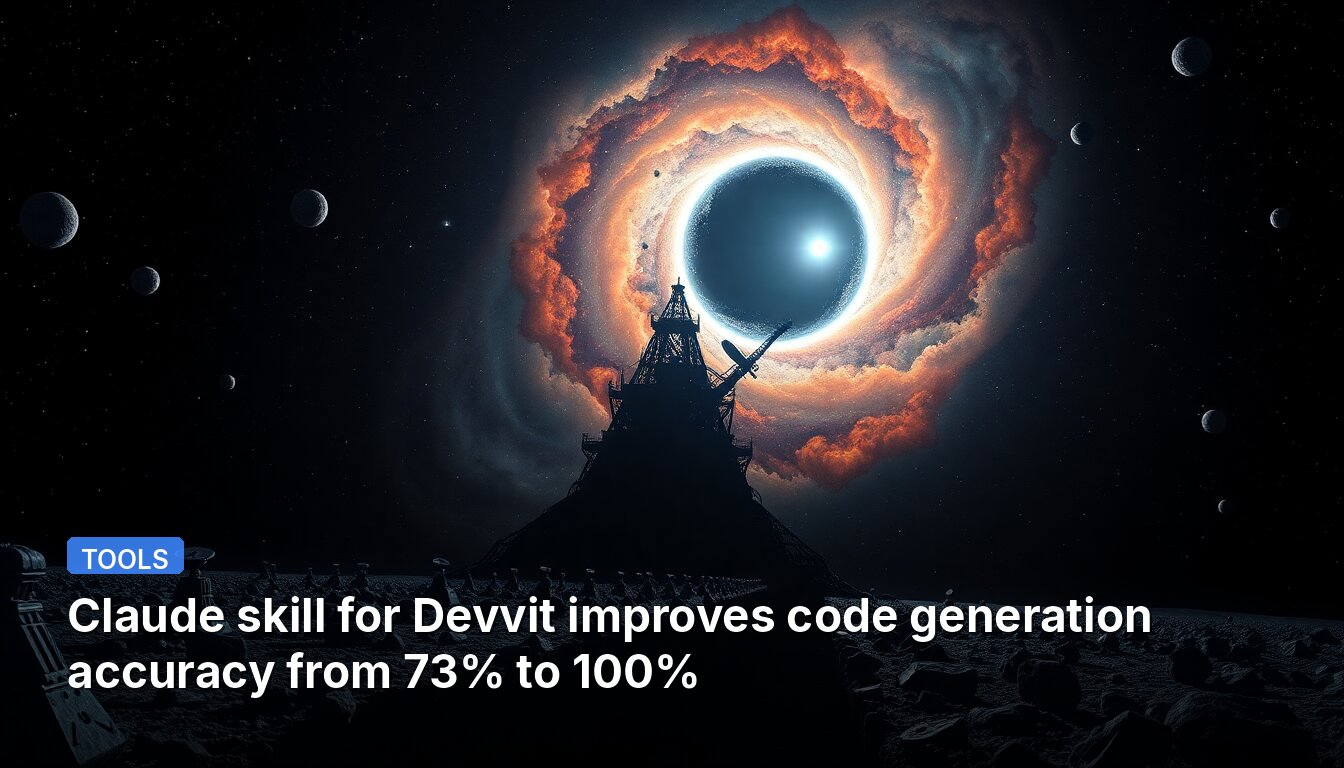 Die Claude-Fähigkeit für Devvit verbessert die Genauigkeit der Codegenerierung von 73 % auf 100 %.