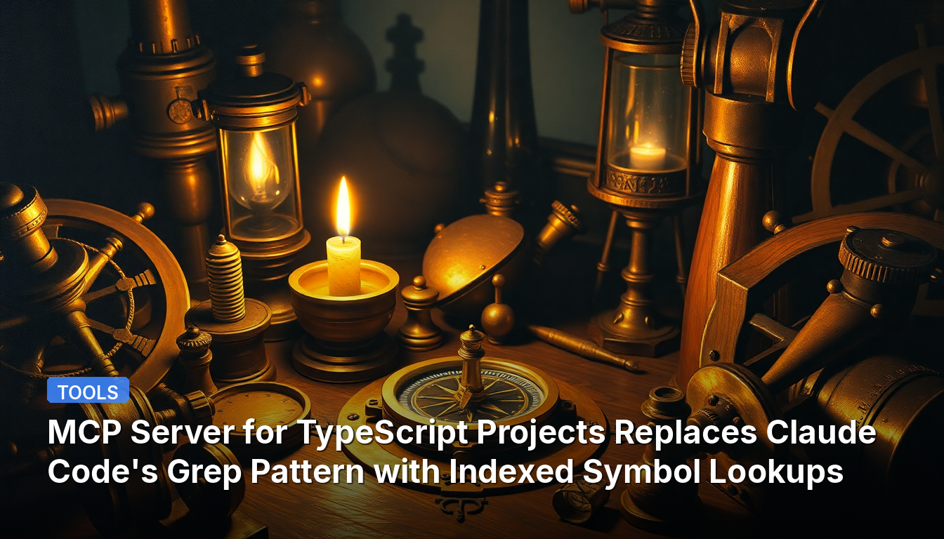 Serveur MCP pour les projets TypeScript remplace les motifs Grep de Claude Code par des recherches de symboles indexés