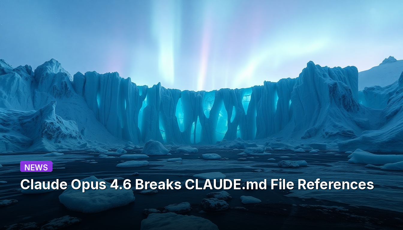 Claude Opus 4.6 Quebra Referências de Arquivos CLAUDE.md
