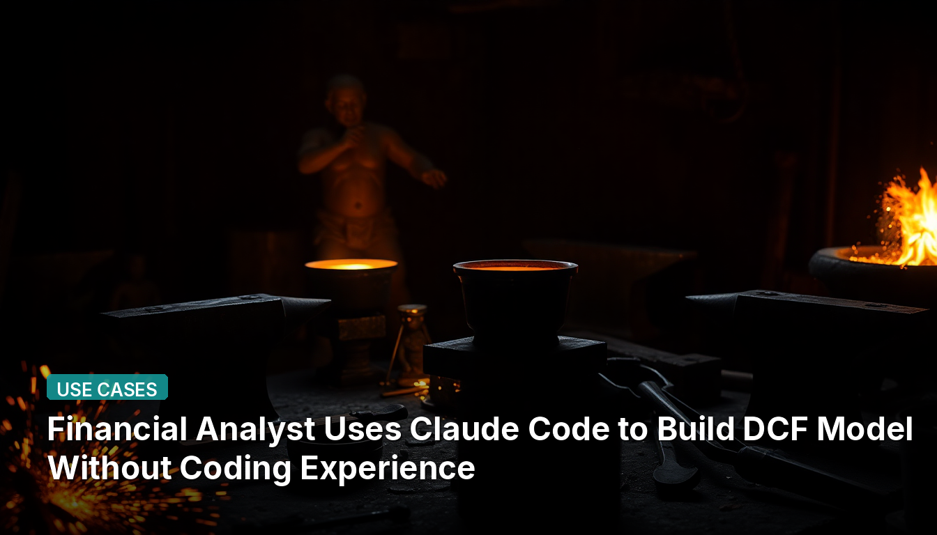 Analista Financeiro Usa Claude Code para Construir Modelo DCF Sem Experiência em Programação