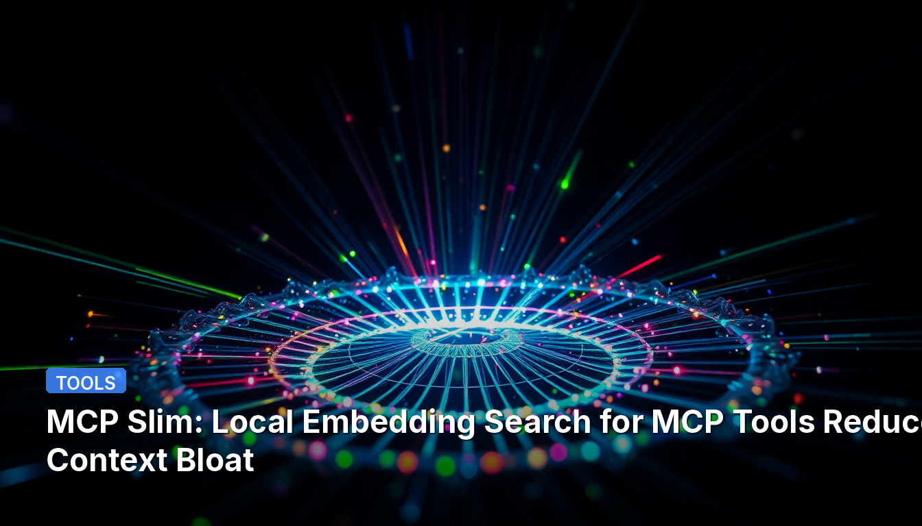 MCP Slim: Local Embedding Search for MCP Tools Reduces Context Bloat